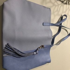 Periwinkle tote from Victoria Secret never used